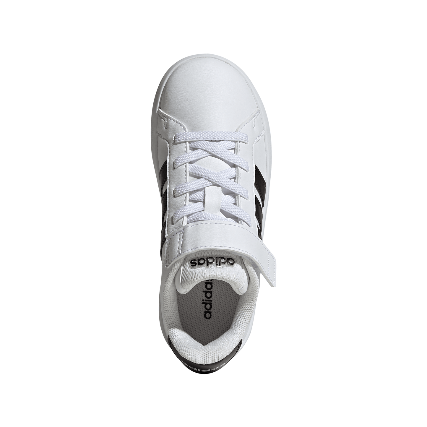 Adidas Kids Grand Court 3.0 Shoes - White/Black/White