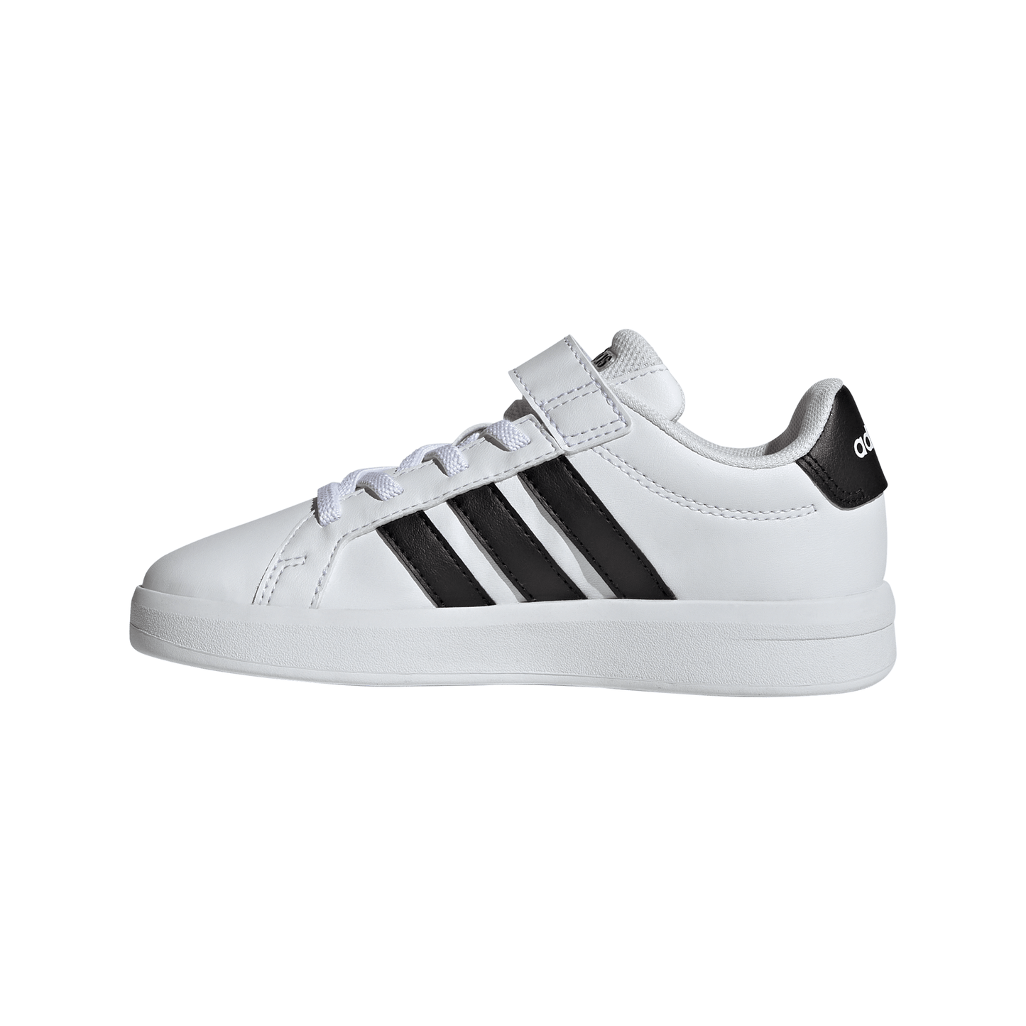 Adidas Kids Grand Court 3.0 Shoes - White/Black/White