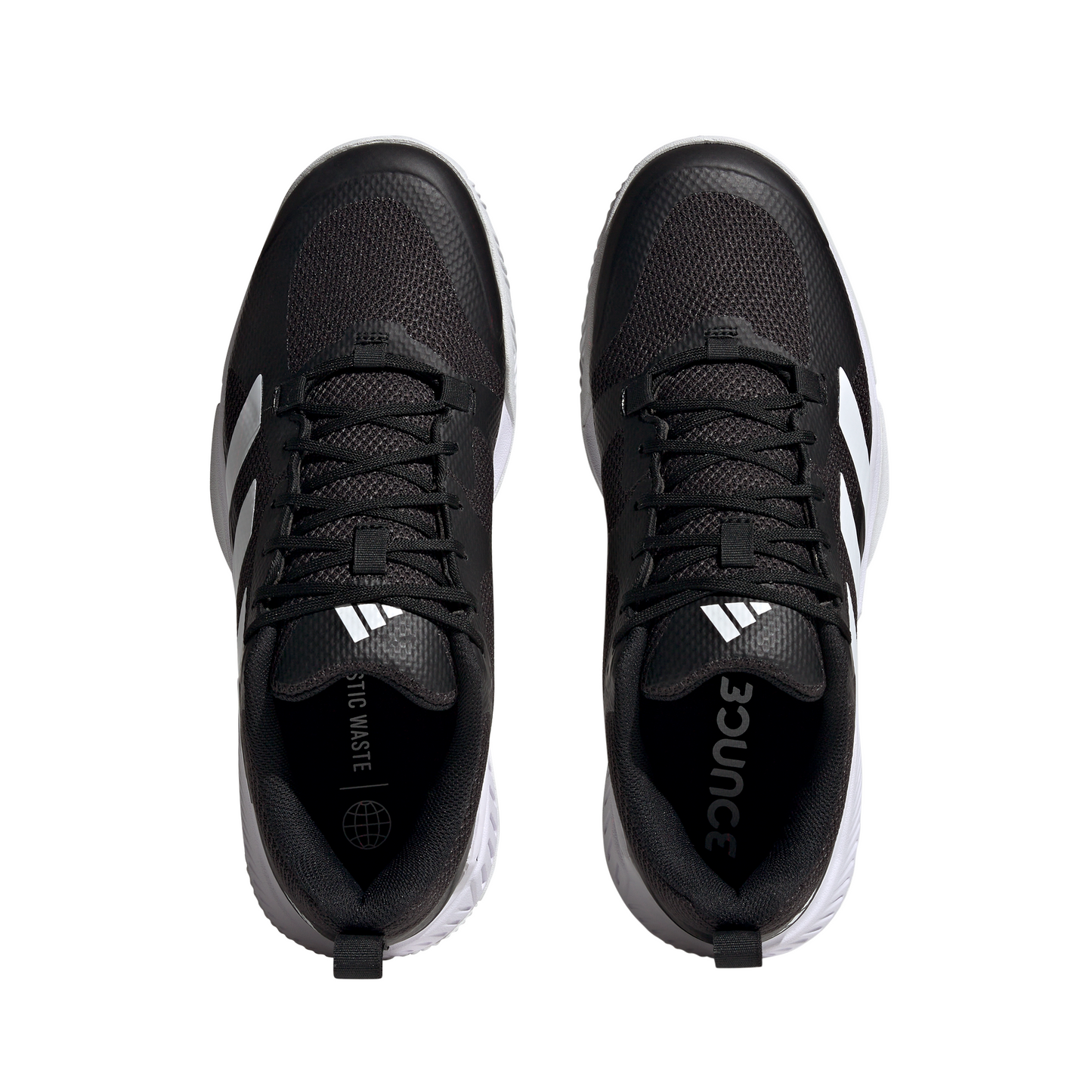 Adidas Mens Court Team Bounce 2.0 - Black/White