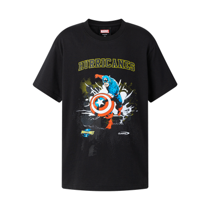 Classic Hurricanes Youth Marvel Captain America Tee