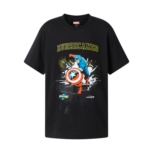 Classic Hurricanes Youth Marvel Captain America Tee