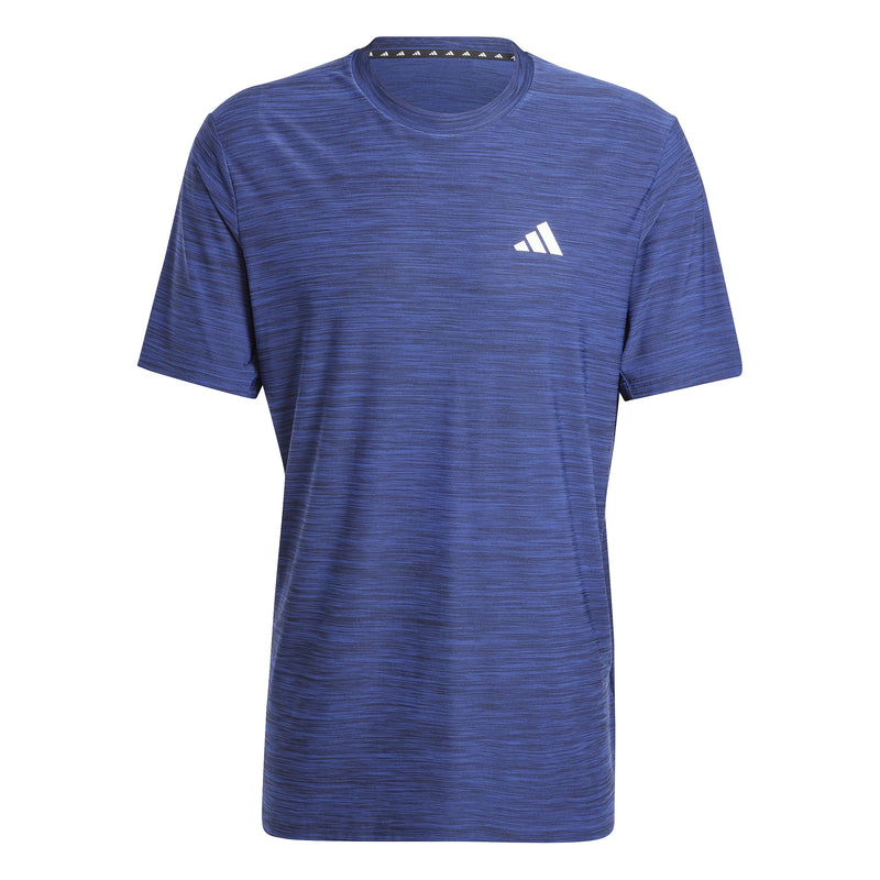 Adidas Mens Training Essentials Stretch Training T-Shirt - Dark Blue/Black/White