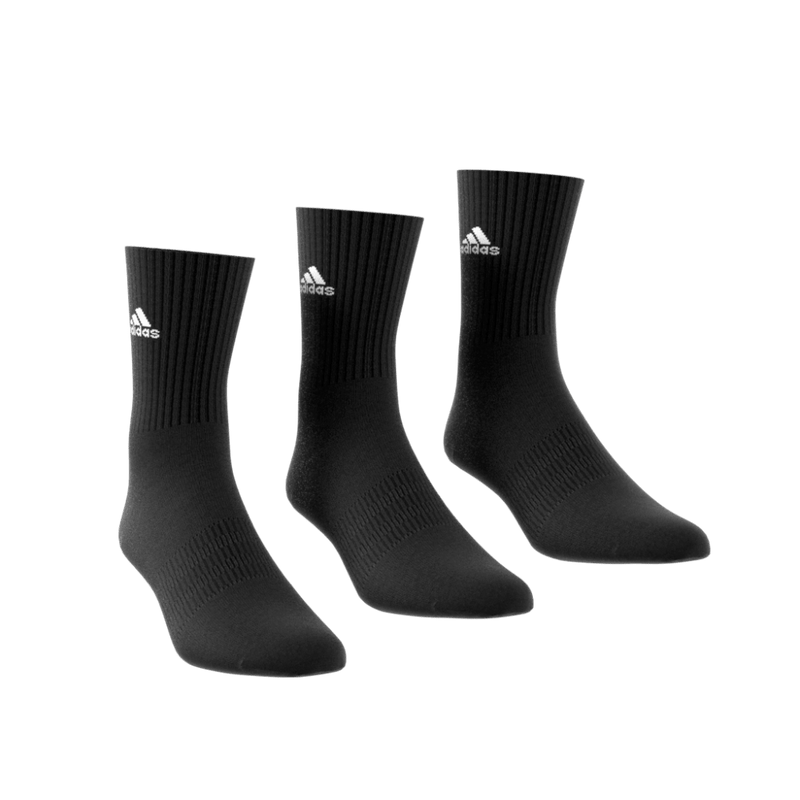 Adidas Cushioned Crew 3 Pairs - Black/White