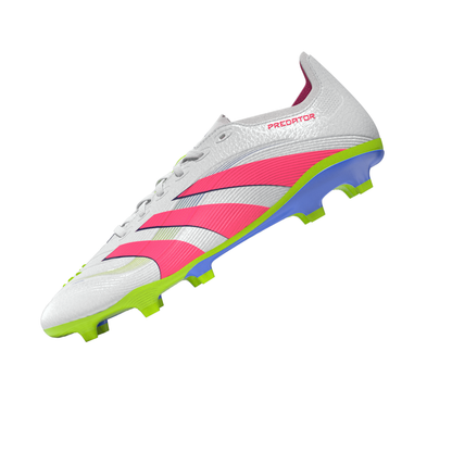 Adidas Predator League Firm/Multi-Ground Boots - White/Pink/Lemon
