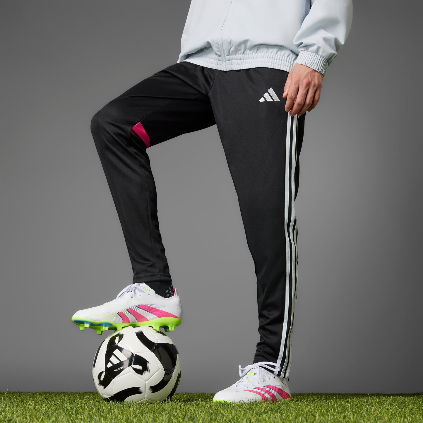 Adidas Predator League Firm/Multi-Ground Boots - White/Pink/Lemon