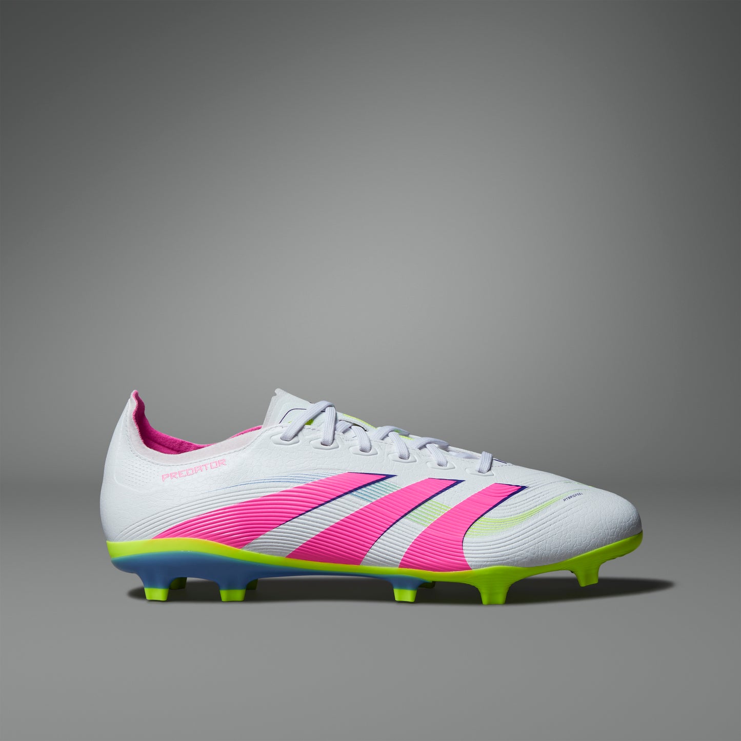 Adidas Predator League Firm/Multi-Ground Boots - White/Pink/Lemon
