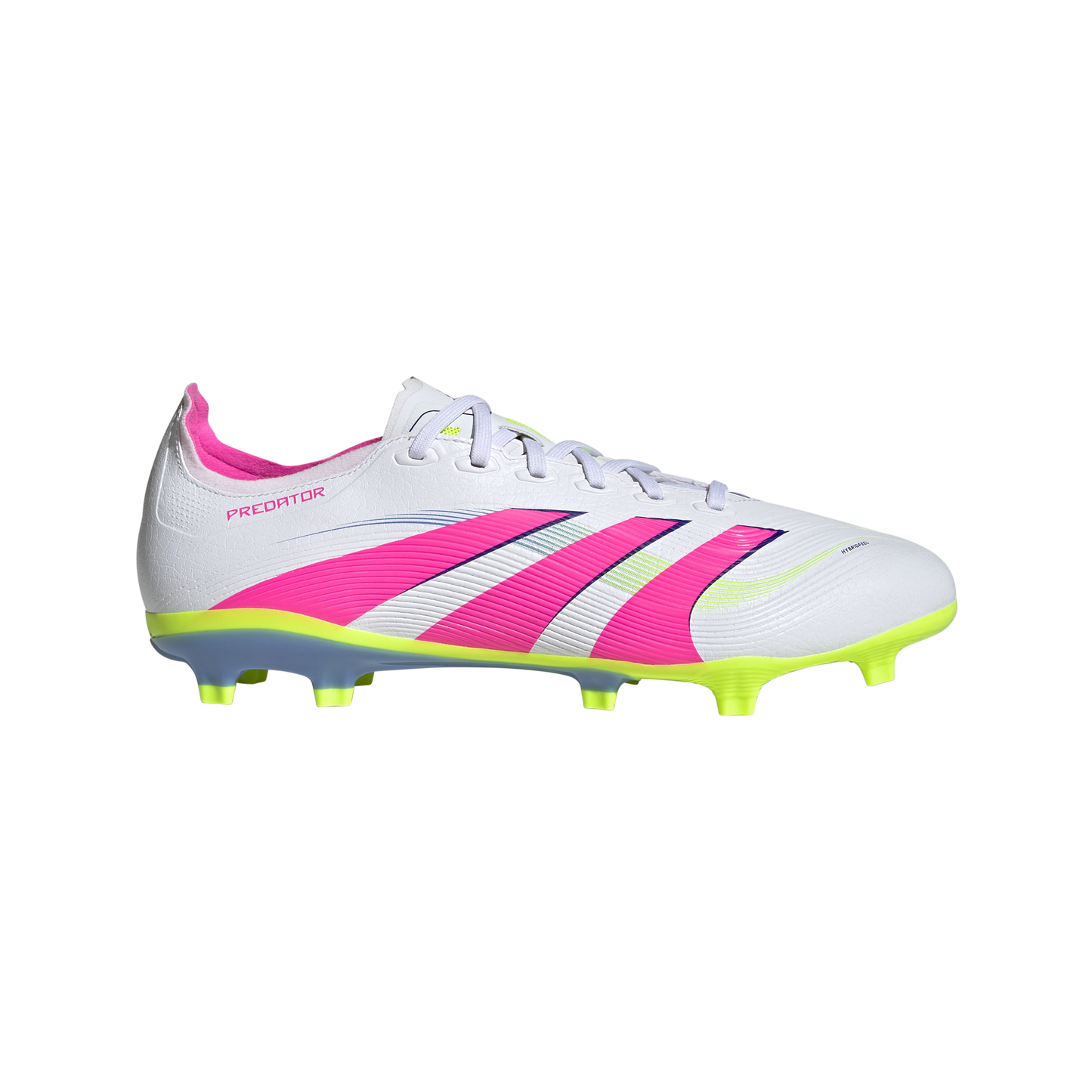 Adidas Predator League Firm/Multi-Ground Boots - White/Pink/Lemon
