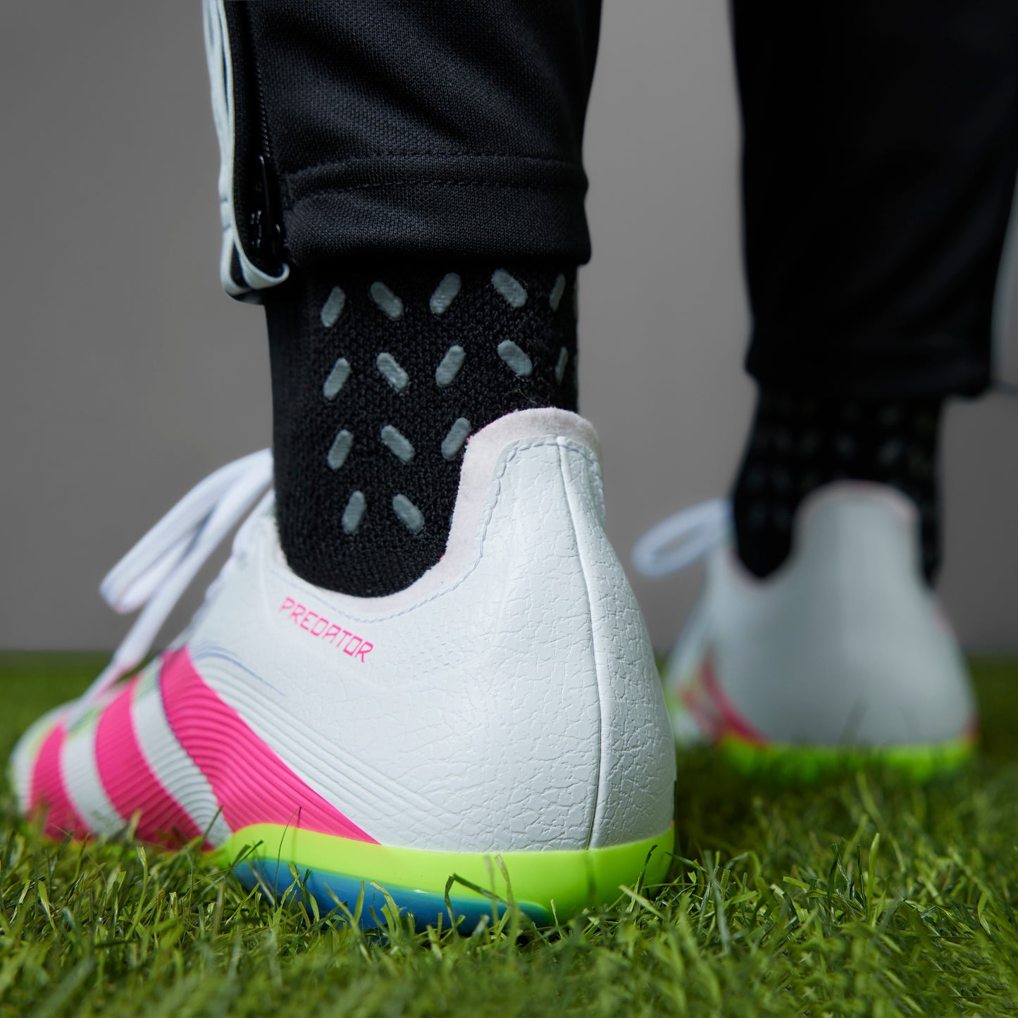 Adidas Predator League Firm/Multi-Ground Boots - White/Pink/Lemon