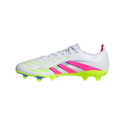Adidas Predator League Firm/Multi-Ground Boots - White/Pink/Lemon
