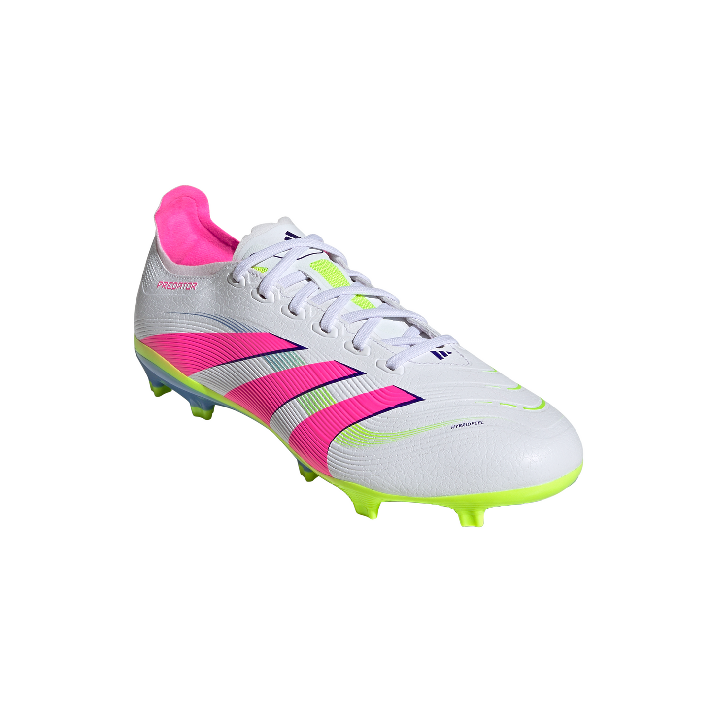 Adidas Predator League Firm/Multi-Ground Boots - White/Pink/Lemon
