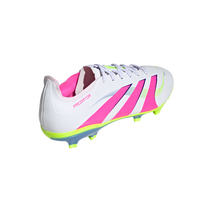 Adidas Predator League Firm/Multi-Ground Boots - White/Pink/Lemon