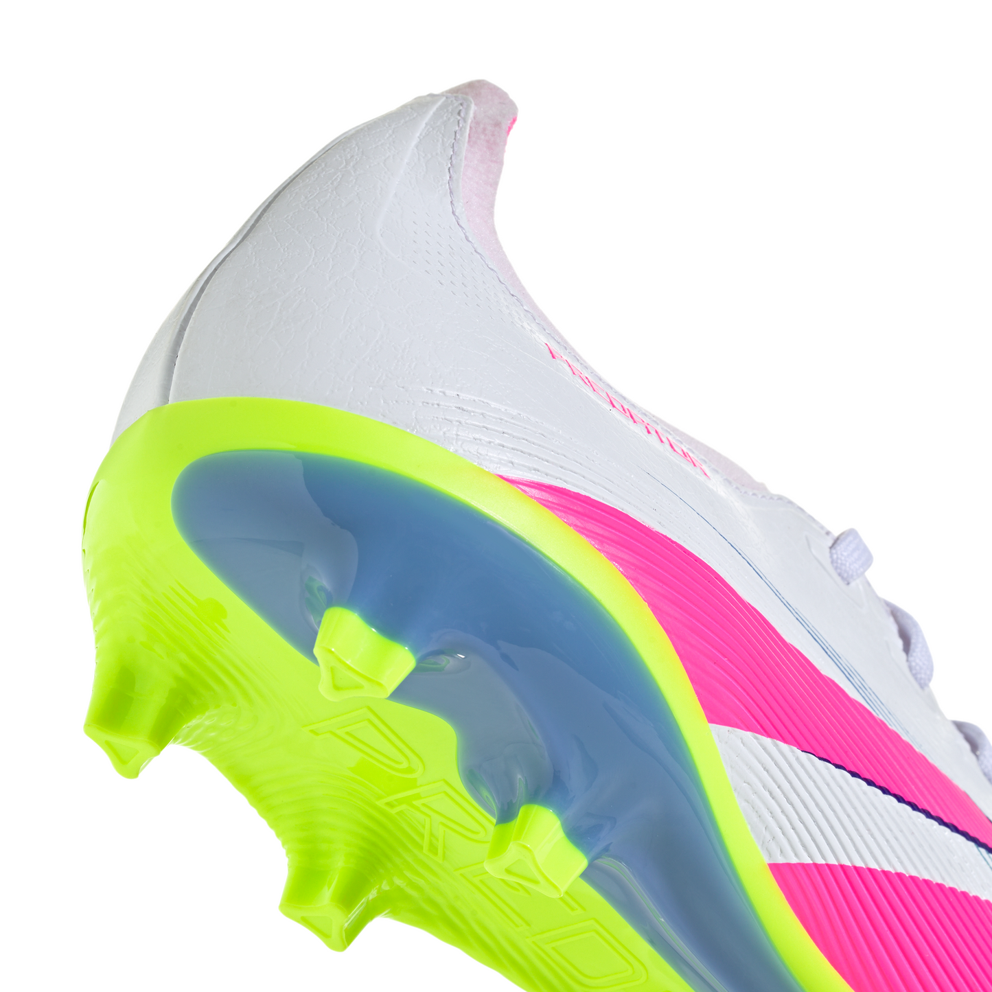 Adidas Predator League Firm/Multi-Ground Boots - White/Pink/Lemon