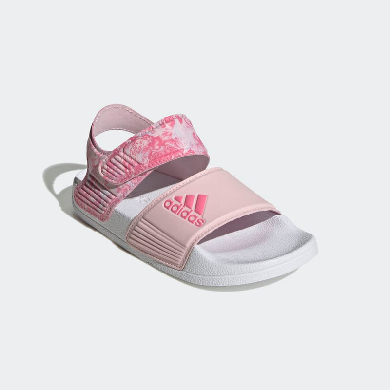 Adidas Kids Adilette Sandal - Pink/White