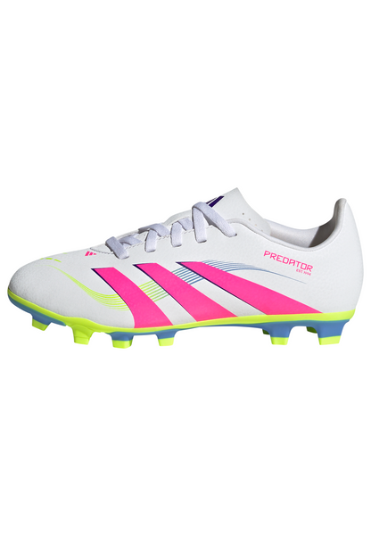 Adidas Predator Club Firm/Multi-Ground Boots Kids - White/Pink/Lemon
