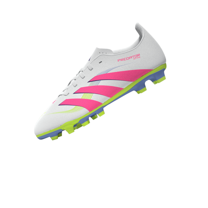 Adidas Predator Club Firm/Multi-Ground Boots Kids - White/Pink/Lemon