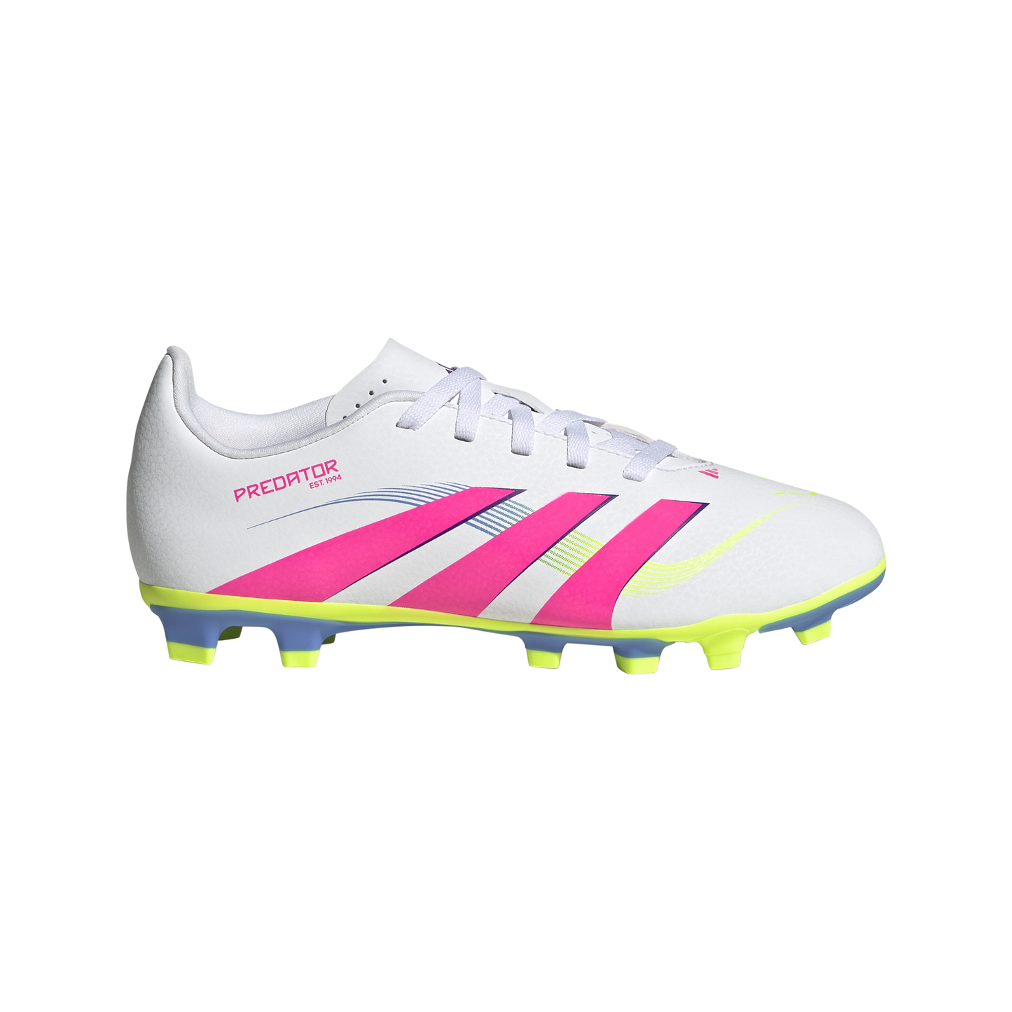 Adidas Predator Club Firm/Multi-Ground Boots Kids - White/Pink/Lemon