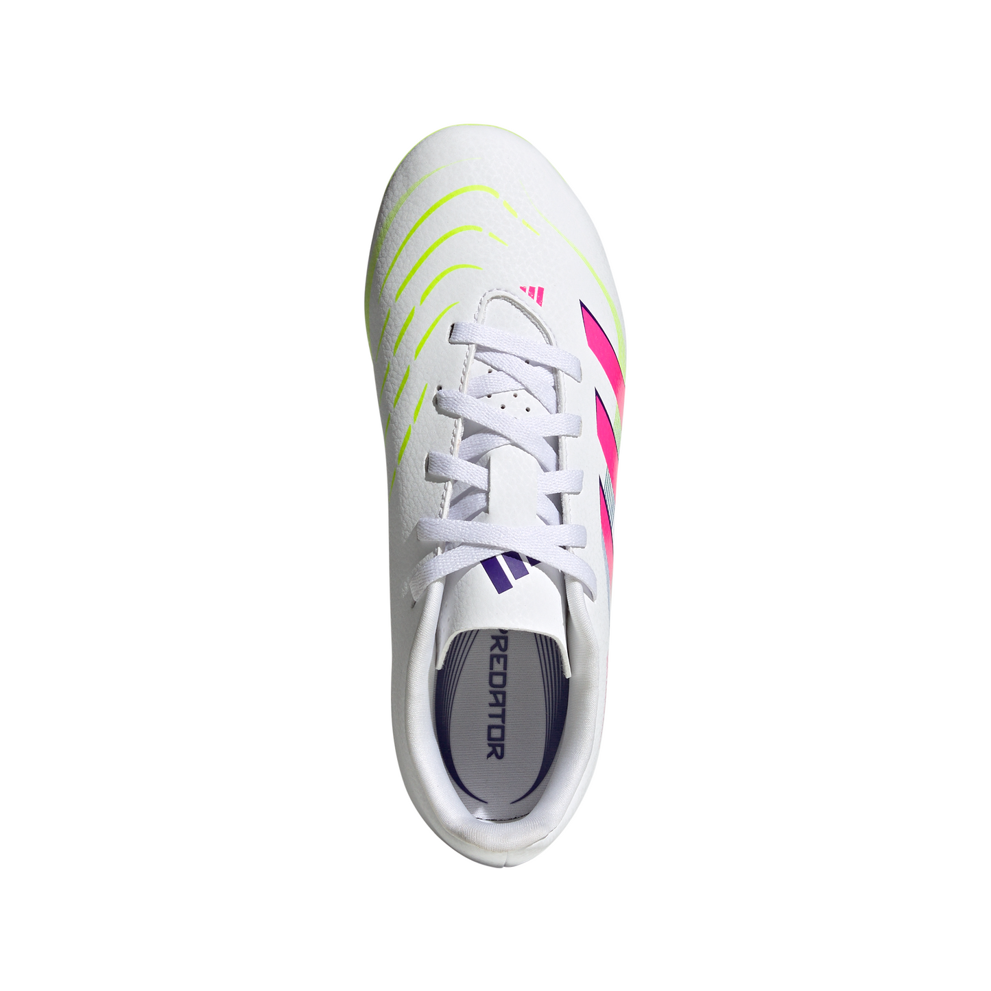 Adidas Predator Club Firm/Multi-Ground Boots Kids - White/Pink/Lemon