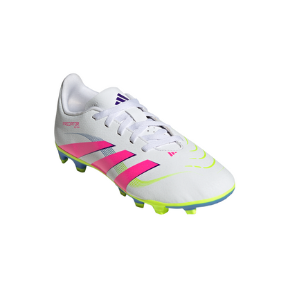 Adidas Predator Club Firm/Multi-Ground Boots Kids - White/Pink/Lemon
