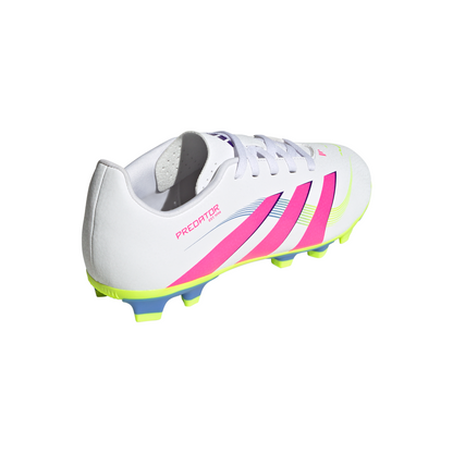 Adidas Predator Club Firm/Multi-Ground Boots Kids - White/Pink/Lemon