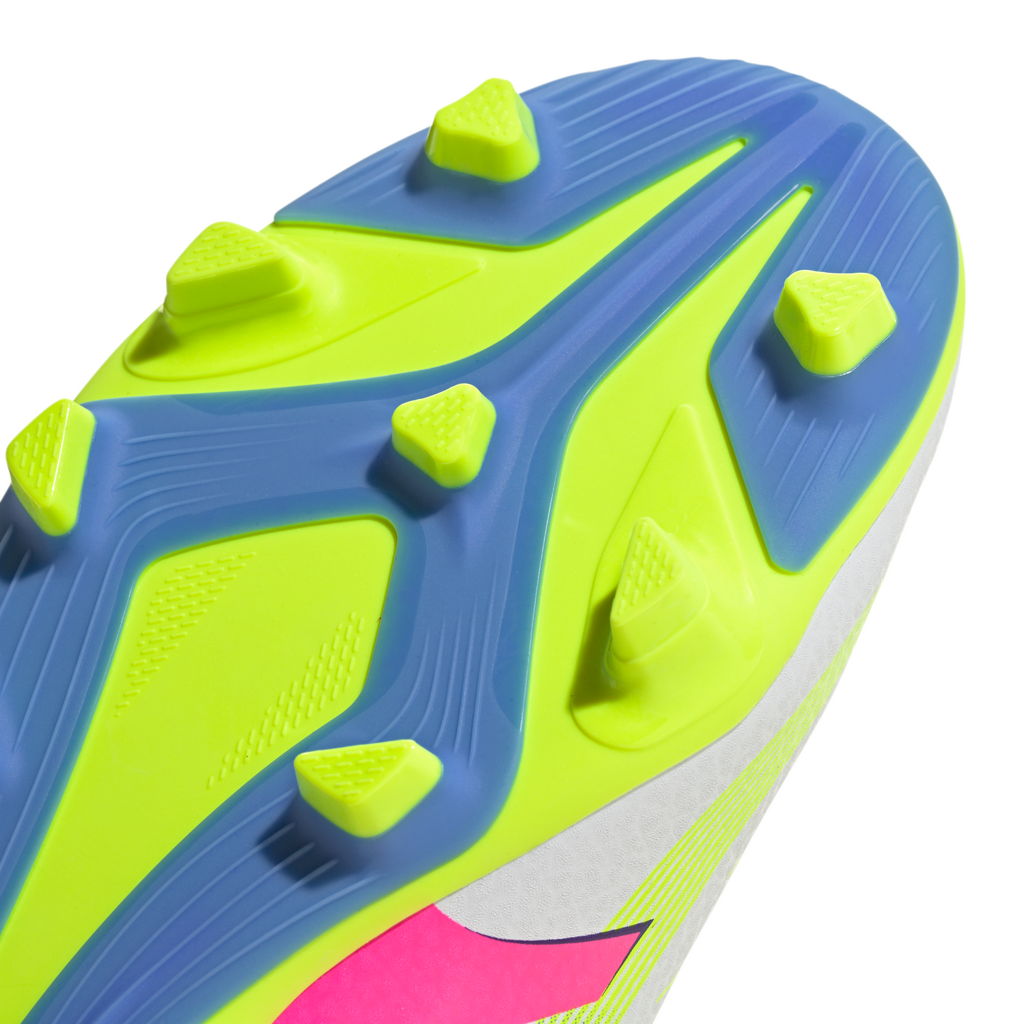 Adidas Predator Club Firm/Multi-Ground Boots Kids - White/Pink/Lemon