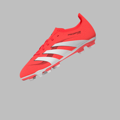 Adidas Kids Predator Club Firm/Multi-Ground Boots -Lucid Red/White