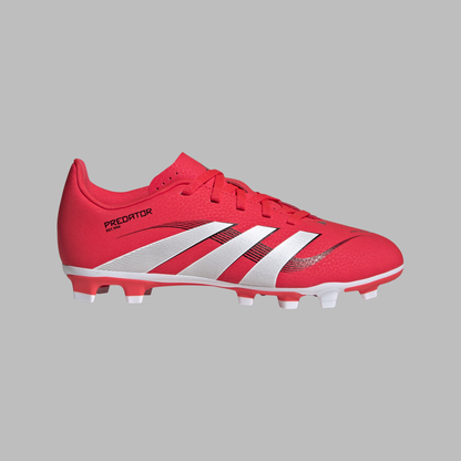 Adidas Kids Predator Club Firm/Multi-Ground Boots -Lucid Red/White