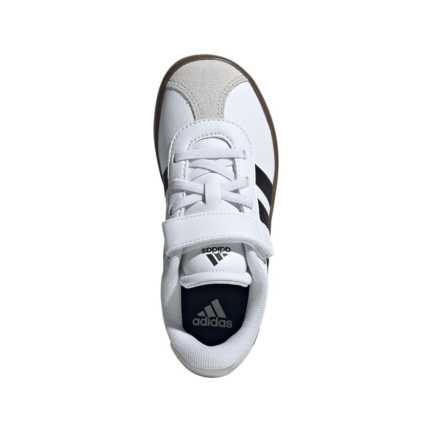 Adidas VL Court 3.0 Skateboarding Shoes Kids - White/Black/Grey