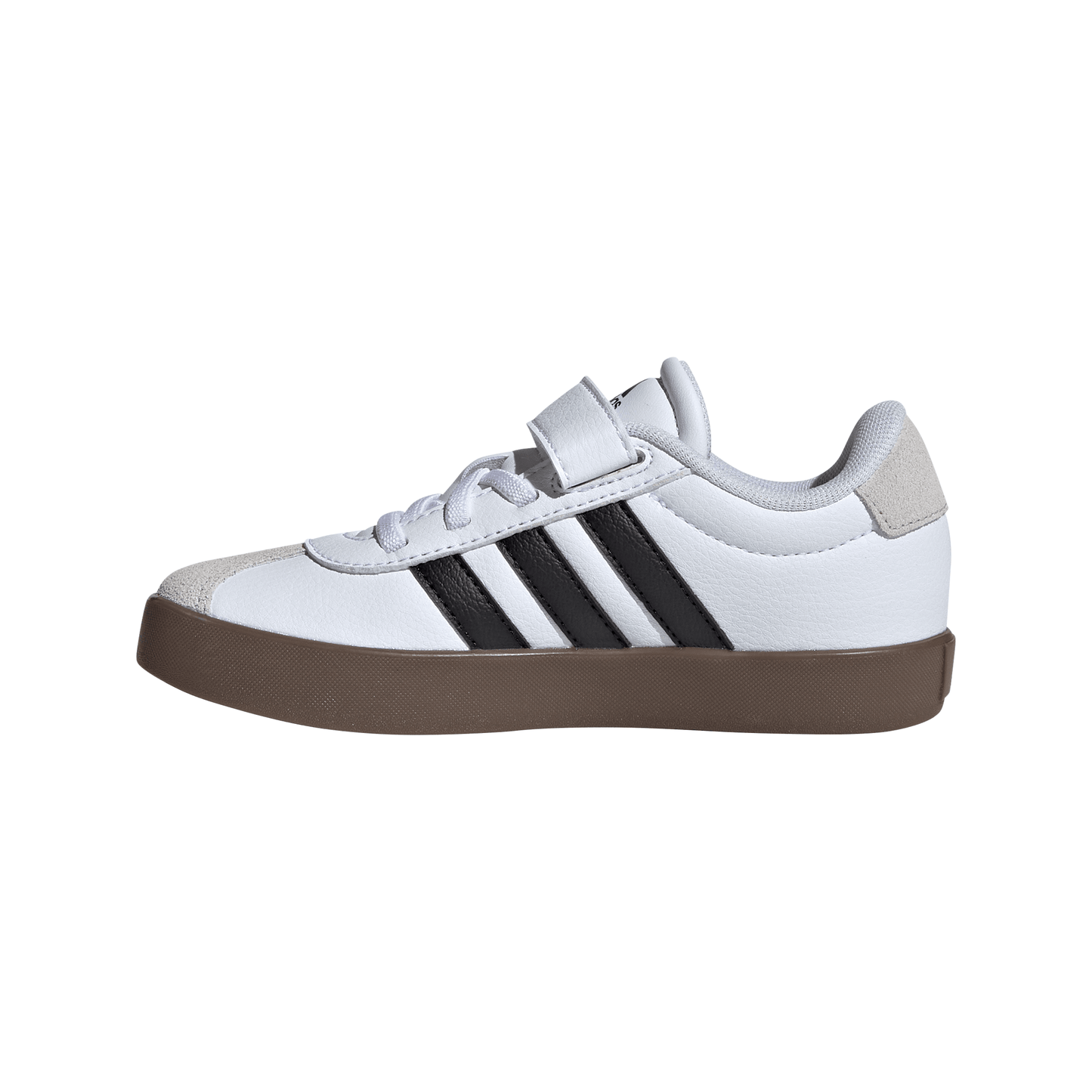 Adidas VL Court 3.0 Skateboarding Shoes Kids - White/Black/Grey