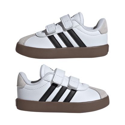Adidas VL Court 3.0 Shoes Kids - White/Black/Grey