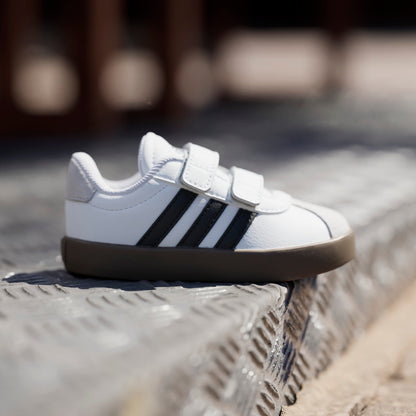 Adidas VL Court 3.0 Shoes Kids - White/Black/Grey