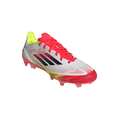 Adidas F50 Pro FG Boots - White/Black/Yellow