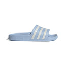 Adidas Womens Adilette Aqua Slides - Glow Blue