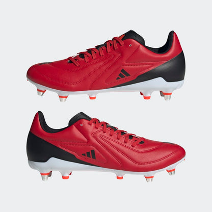 Adidas RS-15 (SG) Rugby Boots - Scarlet/Black/Red