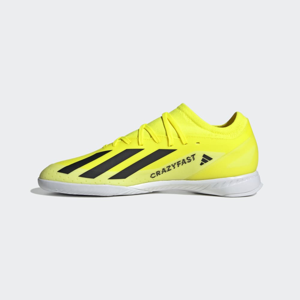 Adidas X Crazyfast League Indoor Boots - Yellow/Black/White