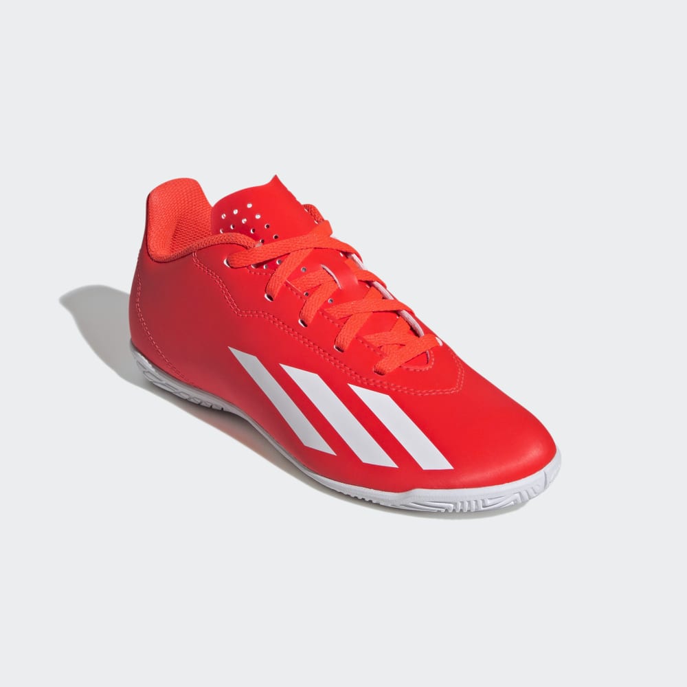 Adidas Kids X Crazyfast Club Indoor Boot - SolRed/White
