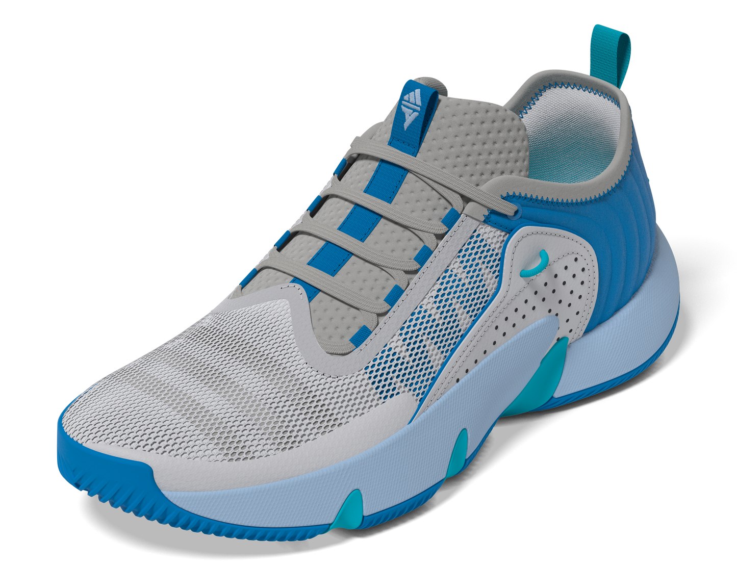 Adidas Mens Trae Unlimited Basketball Shoes - Grey/Grey/Blue
