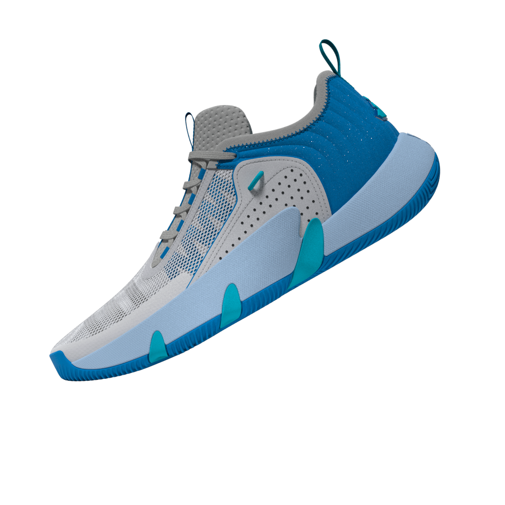 Adidas Mens Trae Unlimited Basketball Shoes - Grey/Grey/Blue