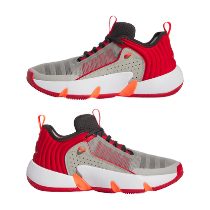 Adidas Mens Trae Unlimited Basketball Shoes - Grey/Carbon/Scarlet
