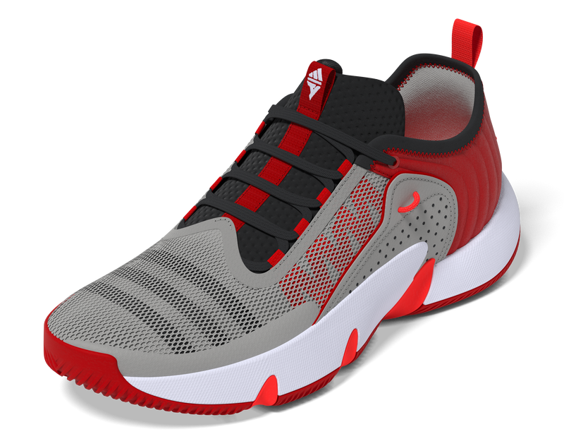 Adidas Mens Trae Unlimited Basketball Shoes - Grey/Carbon/Scarlet