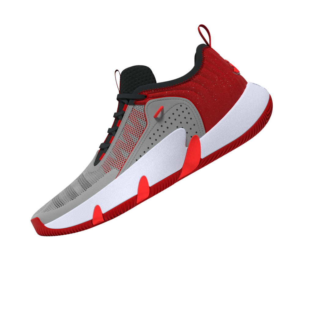 Adidas Mens Trae Unlimited Basketball Shoes - Grey/Carbon/Scarlet