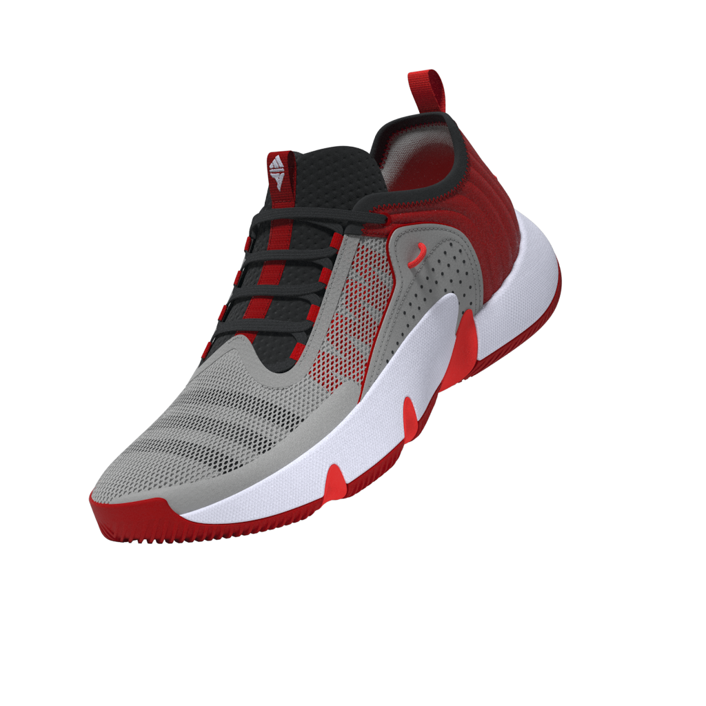Adidas Mens Trae Unlimited Basketball Shoes - Grey/Carbon/Scarlet