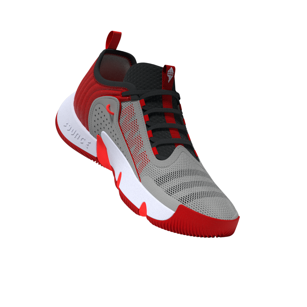 Adidas Mens Trae Unlimited Basketball Shoes - Grey/Carbon/Scarlet
