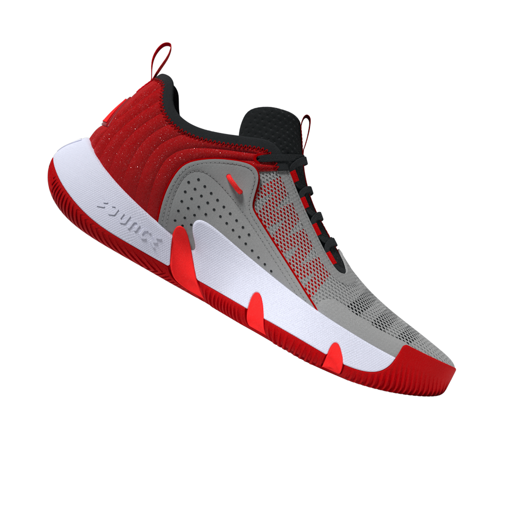 Adidas Mens Trae Unlimited Basketball Shoes - Grey/Carbon/Scarlet