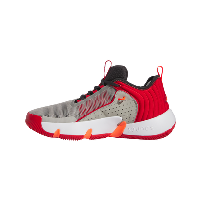 Adidas Mens Trae Unlimited Basketball Shoes - Grey/Carbon/Scarlet