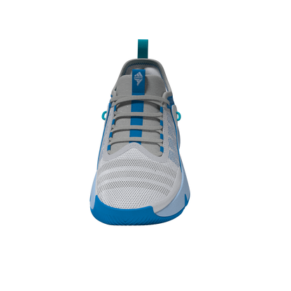 Adidas Trae Unlimited Junior Basketball Shoes - Grey/Grey/Blue