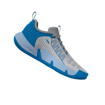 Adidas Trae Unlimited Junior Basketball Shoes - Grey/Grey/Blue