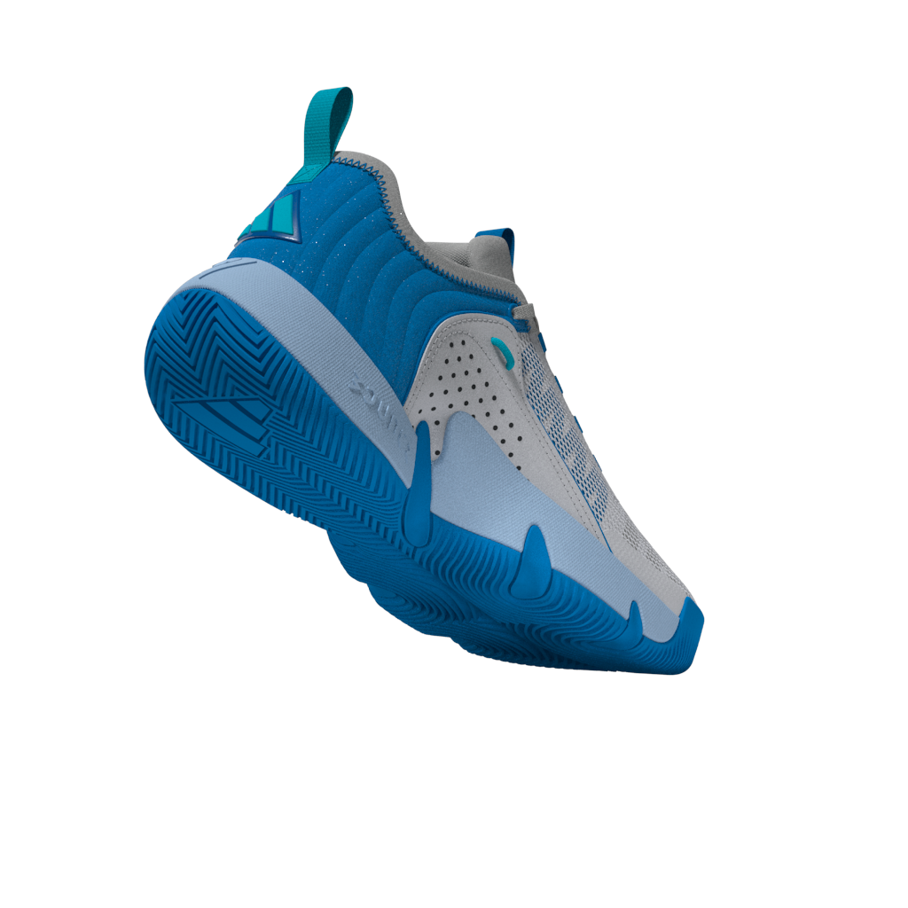 Adidas Trae Unlimited Junior Basketball Shoes - Grey/Grey/Blue