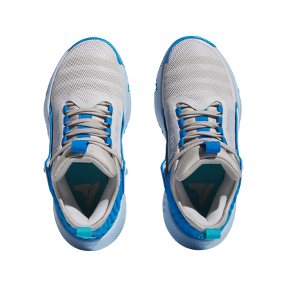 Adidas Trae Unlimited Junior Basketball Shoes - Grey/Grey/Blue