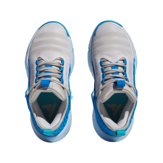 Adidas Trae Unlimited Junior Basketball Shoes - Grey/Grey/Blue