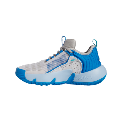 Adidas Trae Unlimited Junior Basketball Shoes - Grey/Grey/Blue